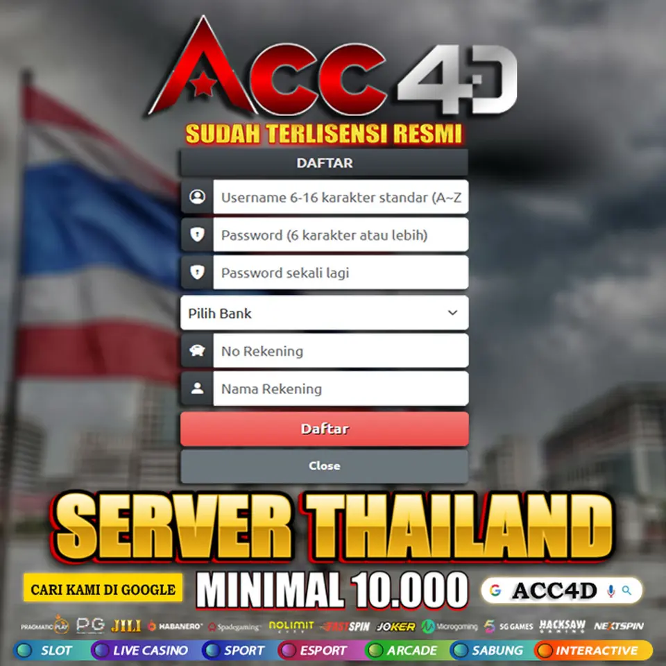 ACC4D Masuk Resmi 2026 Aplikasi